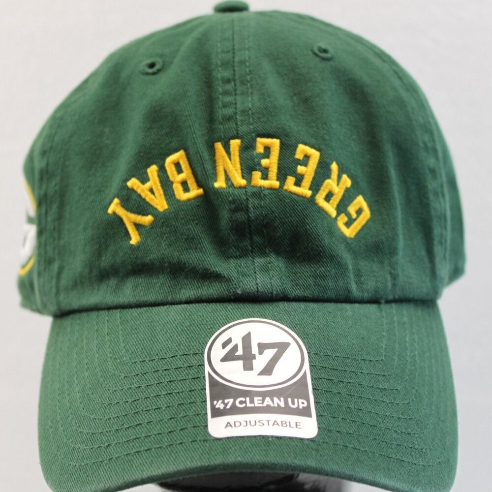 Green Bay Packers "Up Side Down" '47 CLEAN UP Adjustable Buckle Strap Adult OSFM